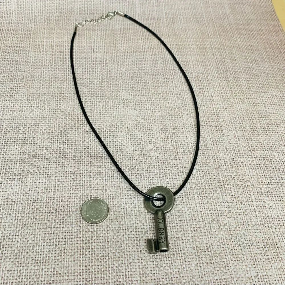 Silver Journey Key Necklace